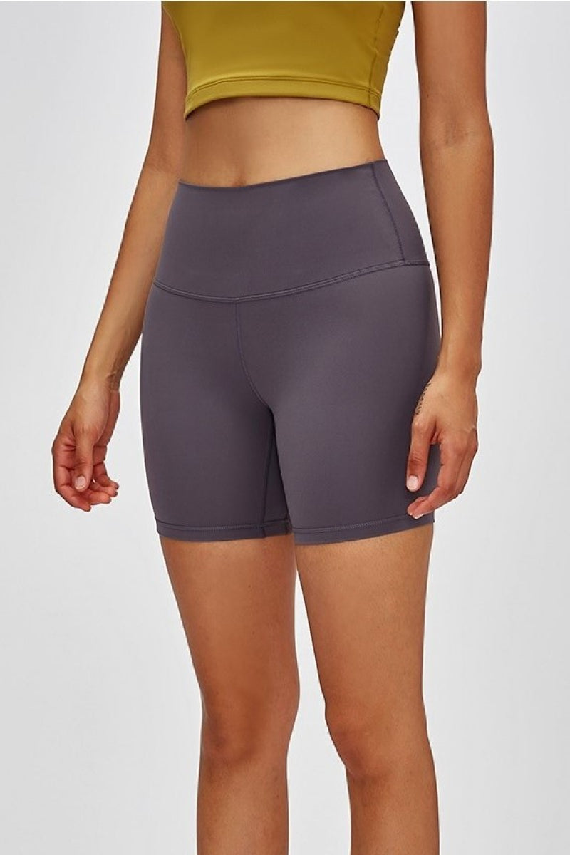 High Waist Training Shorts - Charming Charlie