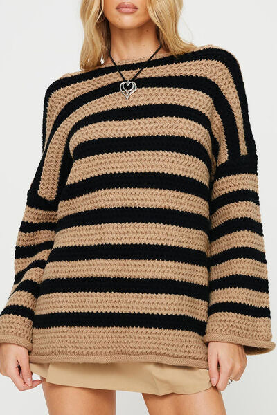 LUCKY Round Neck Dropped Shoulder Sweatshirt main image 0