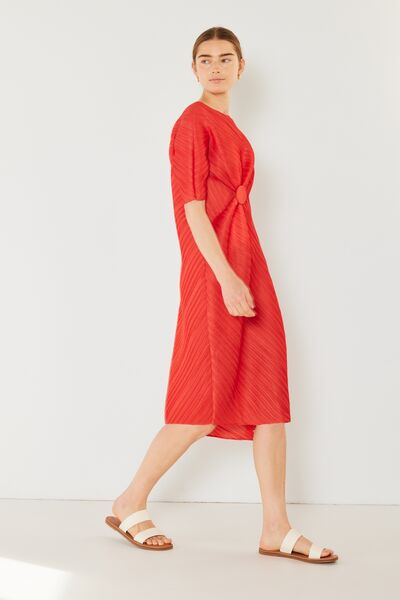 Marina West Swim Pleated Dolman Sleeve Dress - Charming Charlie