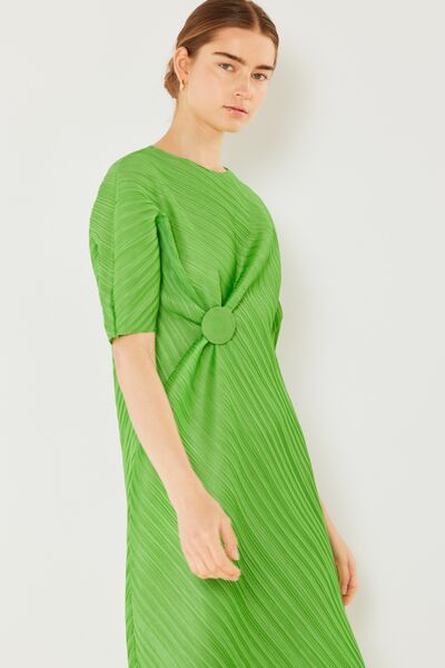 mint one shoulder draped midi dress Ryhana One-Shoulder Split Midi Dress Mint