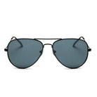 AARUS | 3025 - Unisex Classic Metal Teardrop Aviator Shades Sunglasses - Cramilo Eyewear - Stylish Trendy Affordable Sunglasses Clear Glasses Eye Wear Fashion