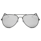 AARUS | 3025 - Unisex Classic Metal Teardrop Aviator Shades Sunglasses - Cramilo Eyewear - Stylish Trendy Affordable Sunglasses Clear Glasses Eye Wear Fashion