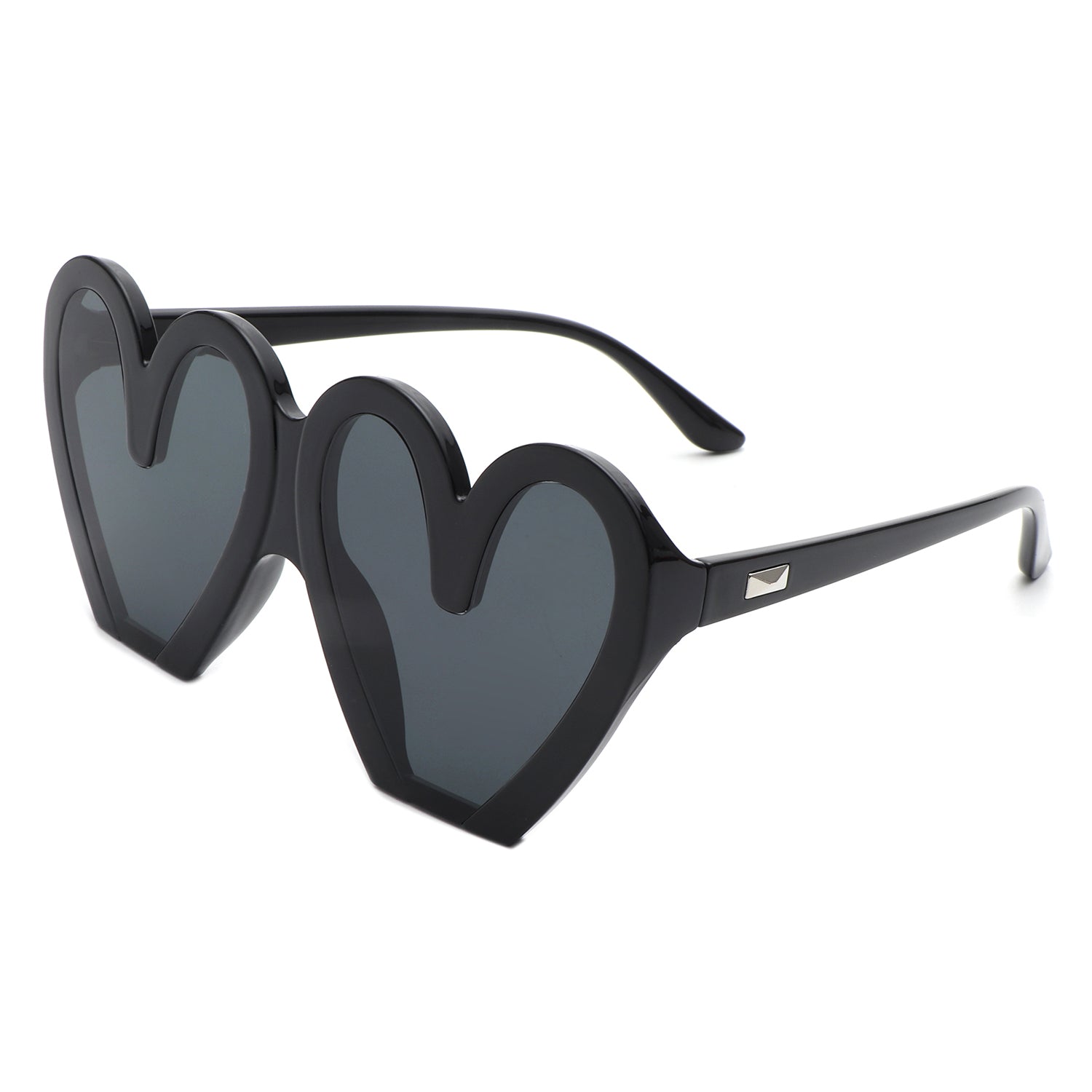 Buy Women's Lady Girl Fashion Large Oversized Heart Shaped Retro Plastic  Sunglasses Cute Love Eyewear Red at Amazon.in