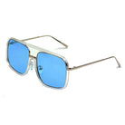 MAGNA | S3004 - Oversized Pillowed Square Fashion Rim Aviator Design Sunglasses - Cramilo Eyewear - Stylish Trendy Affordable Sunglasses Clear Glasses Eye Wear Fashion