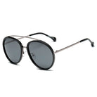 FARMINDALE | CA13 - Polarized Circle Round Brow-Bar Fashion Sunglasses - Cramilo Eyewear - Stylish Trendy Affordable Sunglasses Clear Glasses Eye Wear Fashion