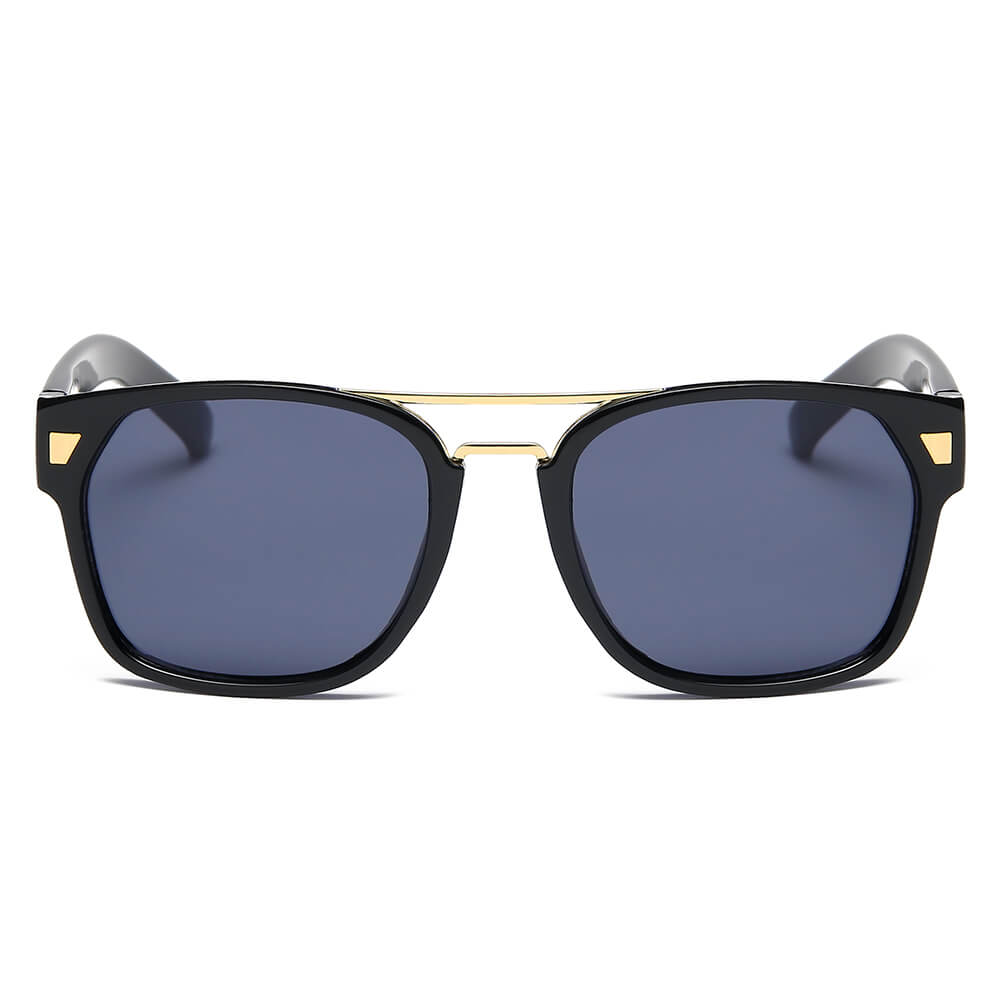 HINDMARSH | S1002 - Classic Retro Square Frame Fashion Sunglasses - Cramilo Eyewear - Stylish Trendy Affordable Sunglasses Clear Glasses Eye Wear Fashion