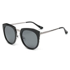 FERNDALE | CA12 - Mirrored Polarized Lens Oversize Cat Eye Sunglasses - Cramilo Eyewear - Stylish Trendy Affordable Sunglasses Clear Glasses Eye Wear Fashion