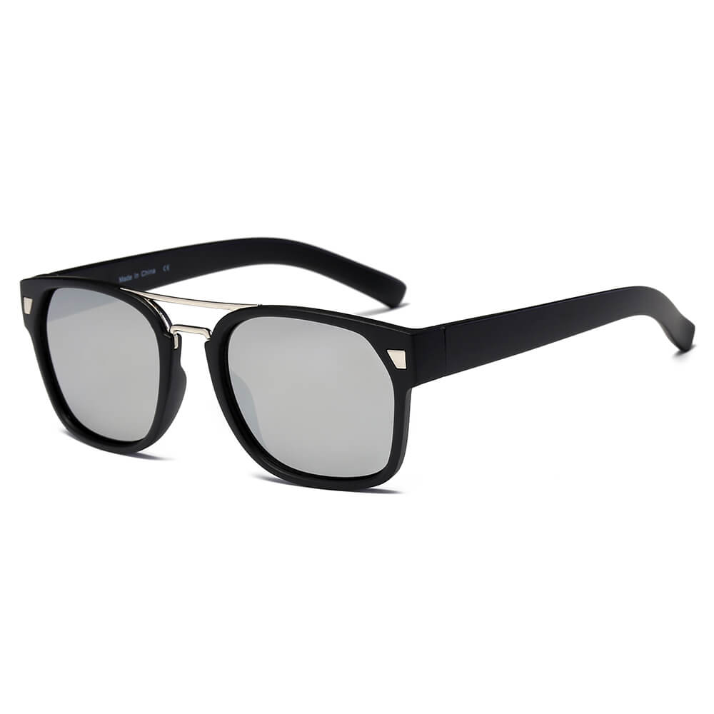 HINDMARSH | S1002 - Classic Retro Square Frame Fashion Sunglasses - Cramilo Eyewear - Stylish Trendy Affordable Sunglasses Clear Glasses Eye Wear Fashion