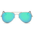 AARUS | 3025 - Unisex Classic Metal Teardrop Aviator Shades Sunglasses - Cramilo Eyewear - Stylish Trendy Affordable Sunglasses Clear Glasses Eye Wear Fashion