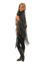 Turtleneck Tweed Poncho - Charming Charlie