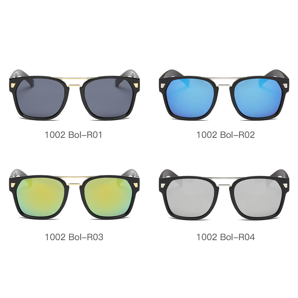 HINDMARSH | S1002 - Classic Retro Square Frame Fashion Sunglasses - Cramilo Eyewear - Stylish Trendy Affordable Sunglasses Clear Glasses Eye Wear Fashion