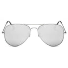 AARUS | 3025 - Unisex Classic Metal Teardrop Aviator Shades Sunglasses - Cramilo Eyewear - Stylish Trendy Affordable Sunglasses Clear Glasses Eye Wear Fashion