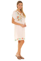 Multi Floral Embroidered Dress - Shoreline Wear, Inc.