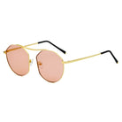 CHOCTAW | S2035 - Women Round Tinted Flat Lens Spectacles Opticals Sunglasses Circle - Cramilo Eyewear - Stylish Trendy Affordable Sunglasses Clear Glasses Eye Wear Fashion