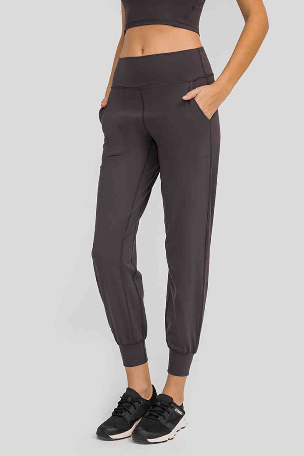 Wide Waistband Slant Pocket Pants - Charming Charlie