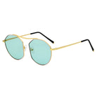 CHOCTAW | S2035 - Women Round Tinted Flat Lens Spectacles Opticals Sunglasses Circle - Cramilo Eyewear - Stylish Trendy Affordable Sunglasses Clear Glasses Eye Wear Fashion