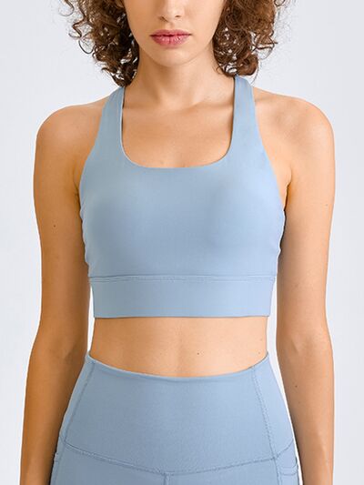 Double Take Square Neck Racerback Cropped Tank - Charming Charlie