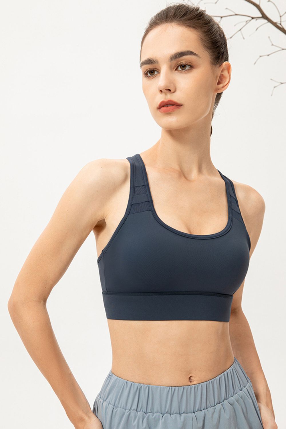Scoop Neck Long Sports Bra - Charming Charlie