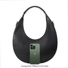 Melie Bianco Danni Recycled Vegan Shoulder Bag in Black