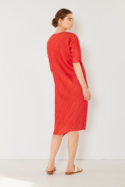 marina pleated midi dress Sample Marina West Swim Pleated Dolman Sleeve Dress