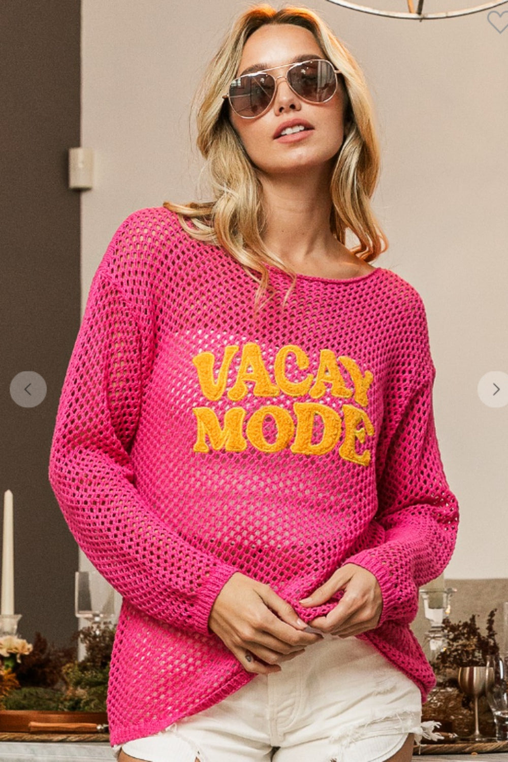BiBi VACAY MODE Embroidered Knit Cover Up - Charming Charlie
