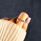 925 Sterling Silver Oil Drip Ring - Charming Charlie