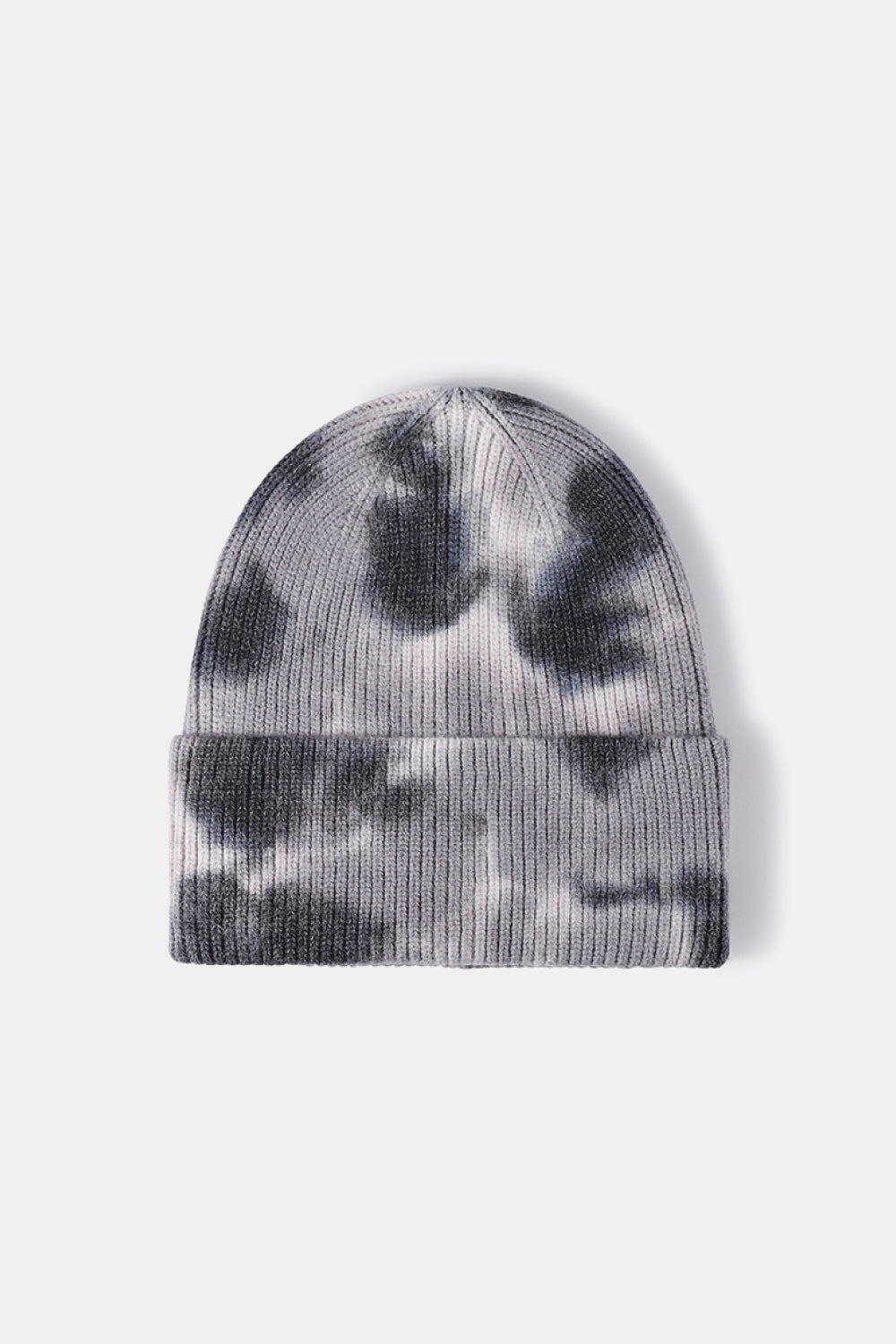 Tie-Dye Cuffed Rib-Knit Beanie Hat - Charming Charlie
