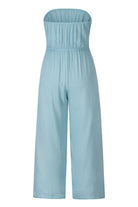 Tied Cutout Tube Wide Leg Jumpsuit - Charming Charlie