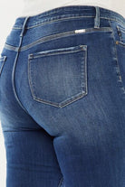 Kancan Full Size Cat's Whiskers Button Fly Denim Shorts - Charming Charlie