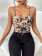 Printed Scoop Neck Cami - Charming Charlie