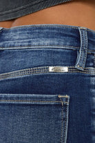 Kancan Full Size Cat's Whiskers Button Fly Denim Shorts - Charming Charlie
