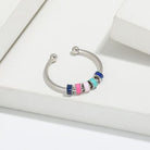 925 Sterling Silver Oil Drip Ring - Charming Charlie
