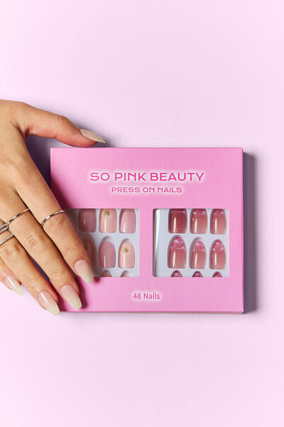 SO PINK BEAUTY Press On Nails 2 Packs - Charming Charlie