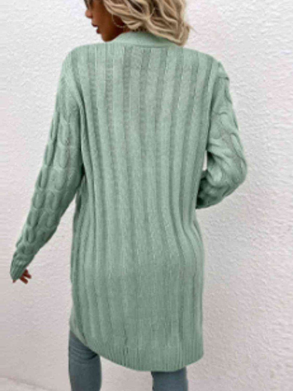 Cable-Knit Button Down Cardigan with Pockets – Charming Charlie