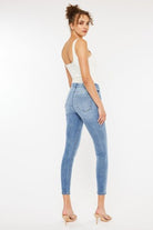 Kancan High Waist Cat's Whiskers Skinny Jeans - Charming Charlie