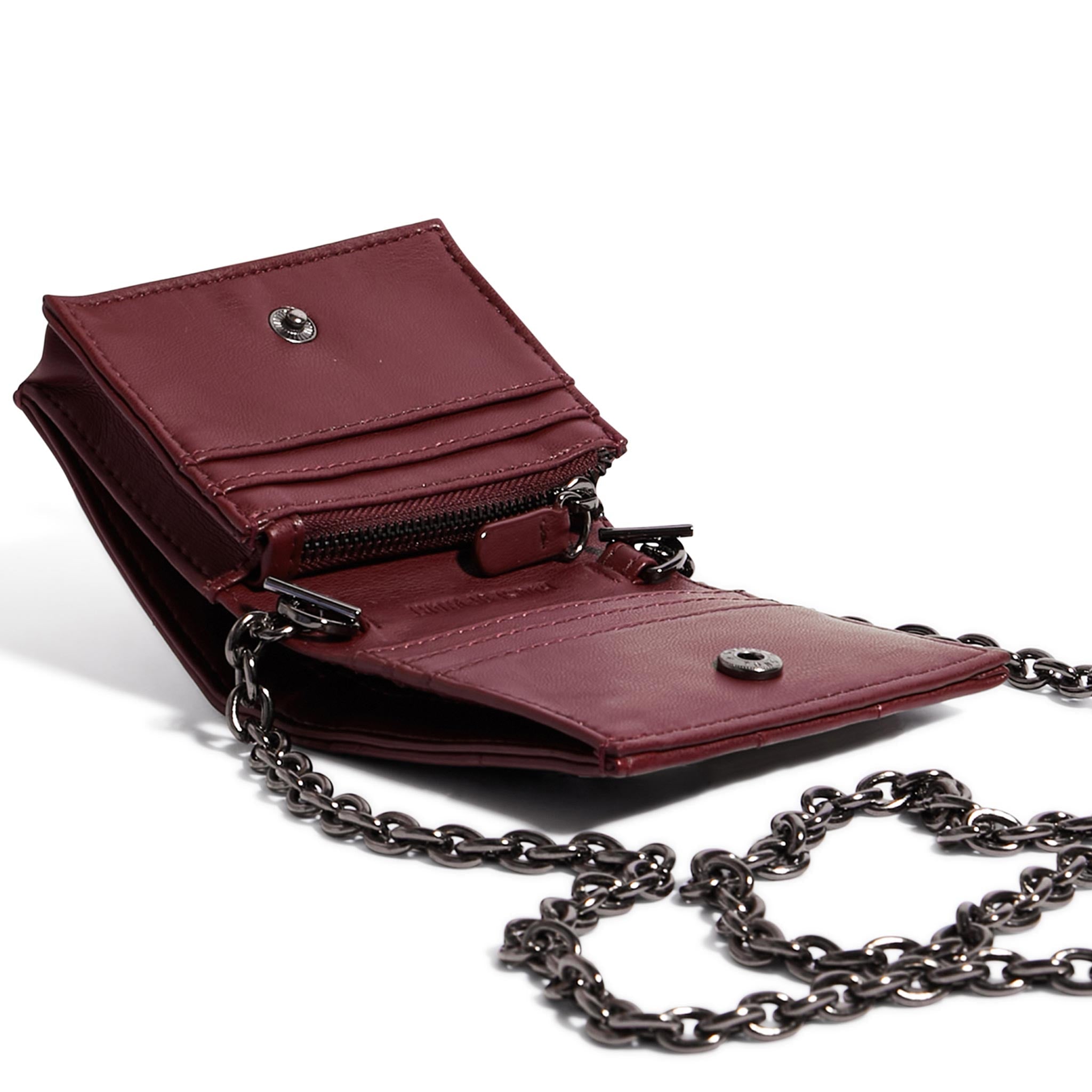 H.O.W. WE SHOP Wallet Crossbody  Burgundy