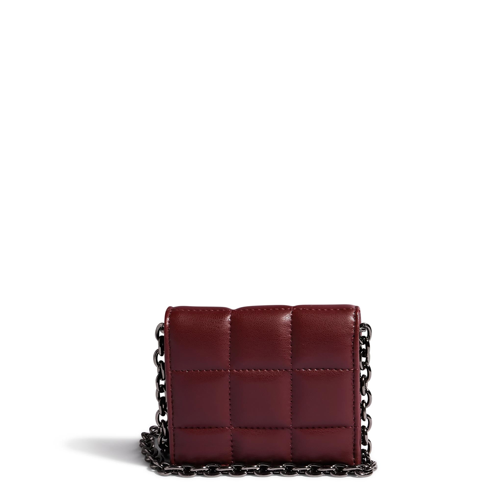 H.O.W. WE SHOP Wallet Crossbody  Burgundy